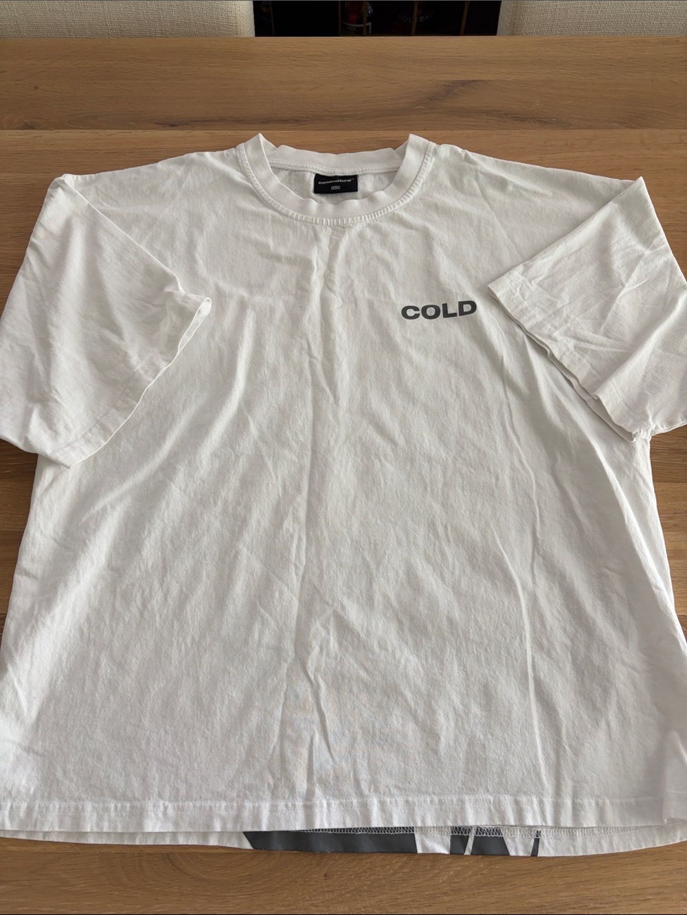Cold Culture Men’s White 'COLD' Graphic Short Sleeve T-Shirt
